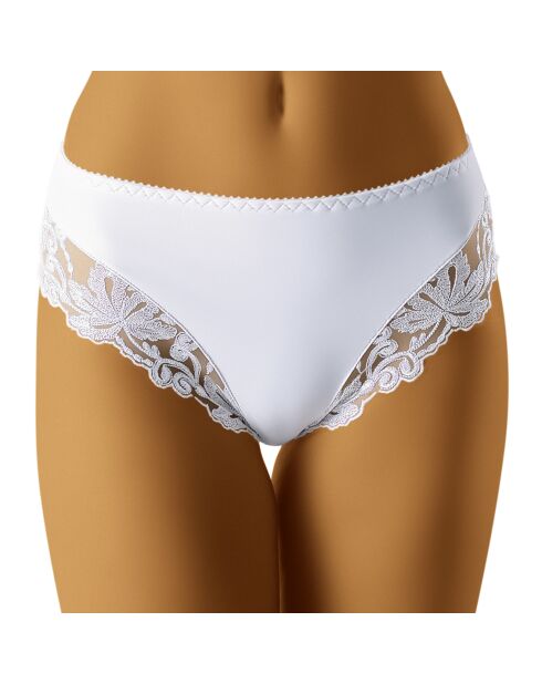 Culotte midi Lara blanche
