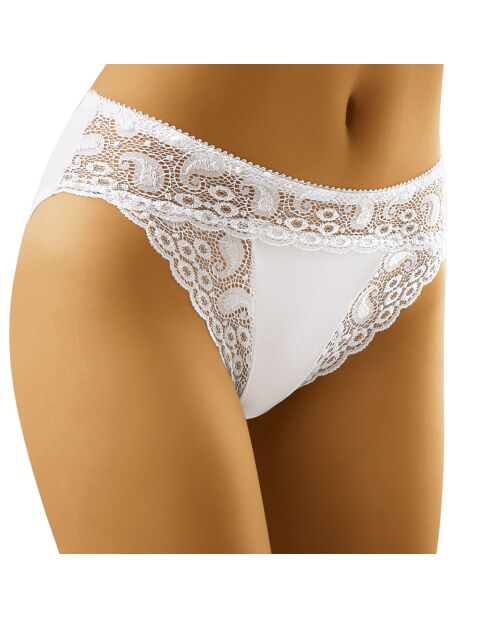 Culotte midi Lisa blanche