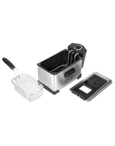 Friteuse Acier inoxydable noir/inox - 500W