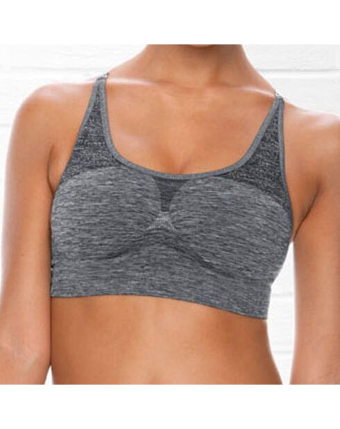 Soutien-gorge Lea gris chiné