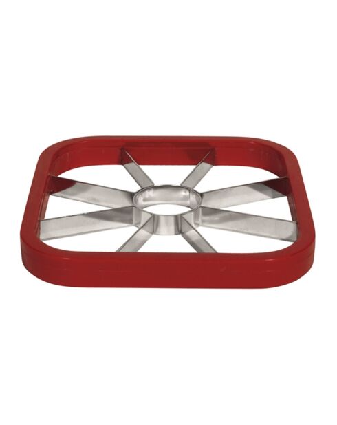 Coupe frites & pommes à 3 lames gris - 17x10.5x6 cm