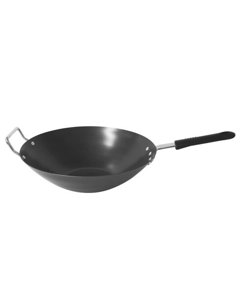 Wok induction en Acier coloris aléatoire - D.33 cm