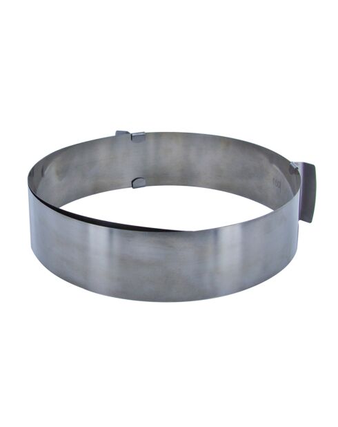 Cercle extensible en inox - D.15 cm