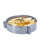 Cercle extensible en inox - D.15 cm