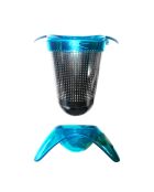 Theezetter + houder in willekeurige kleuren - 15x8,8x22 cm