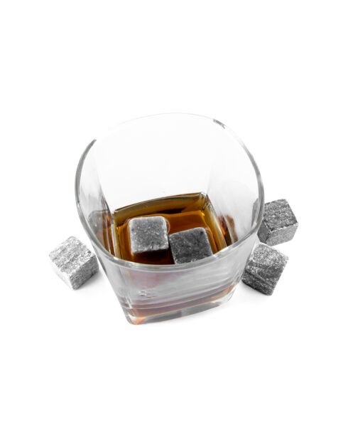 9 Pierres à whisky gris - 10.5x13 cm