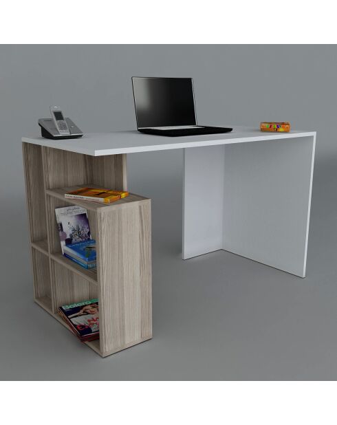 Bureau Labran cordoba/blanc - 120x74x60 cm
