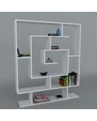 Bibliothèque Sarma blanche - 125x149.5x22 cm