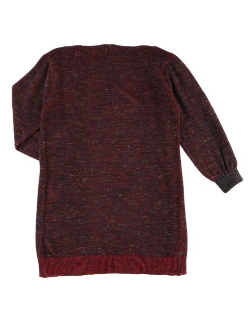 Gilet Arras en maille mélangée cerise