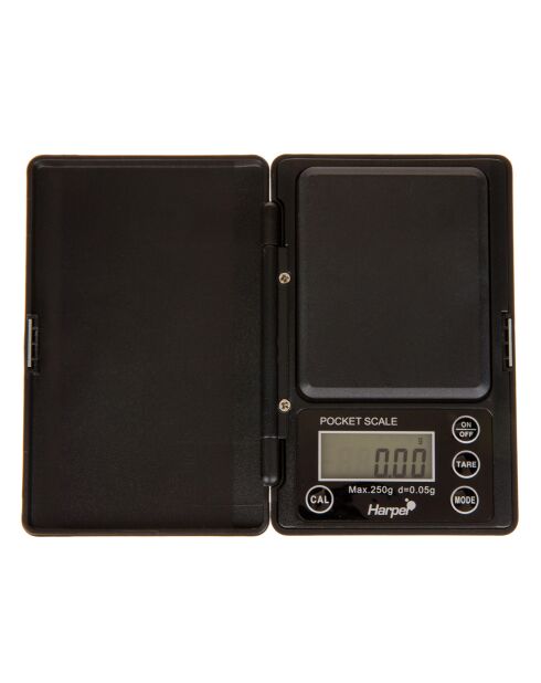 Bilancia tascabile Black Scale - 24x23x37 cm