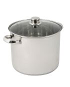 Marmite traiteur arpege en inox argent - d.24 cm / 9 l