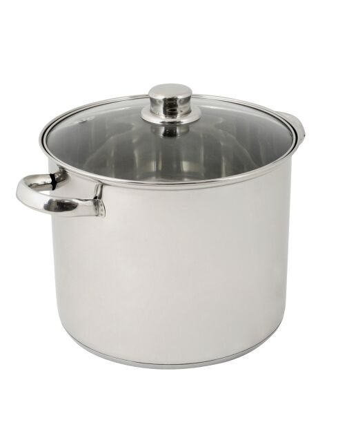 Marmite traiteur arpege en inox argent - d.24 cm / 9 l
