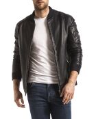 Veste en Cuir Atrato marine