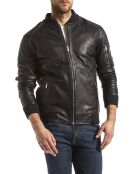 Veste en Cuir Atrato marine