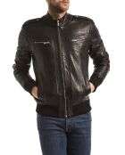 Veste en Cuir Tobol noire