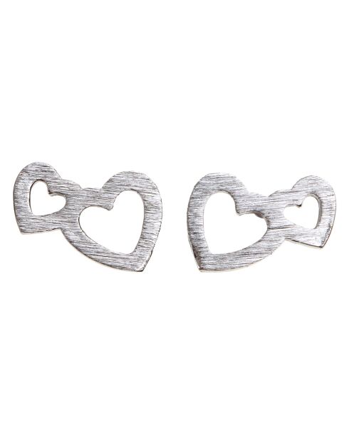 Boucles d'oreilles Elsa Laiton argenté