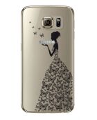 Coque Silhouette papillon Samsung Galaxy S6 noire