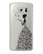 Coque Silhouette papillon Samsung Galaxy S6 noire