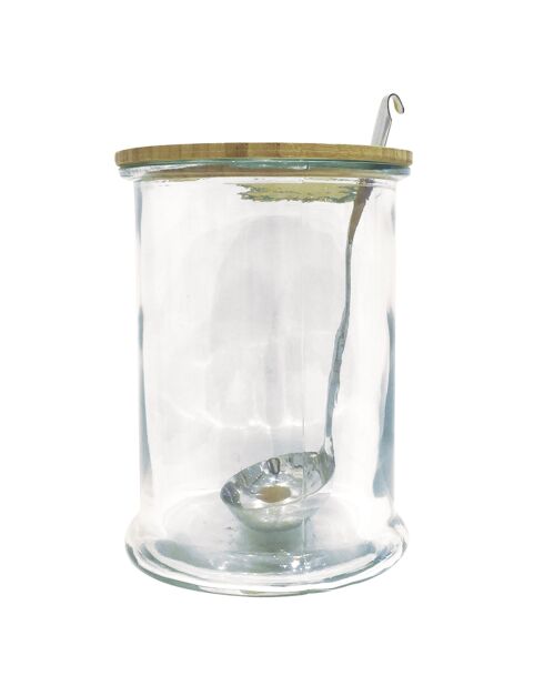 Transparante container en pollepel - 5 L