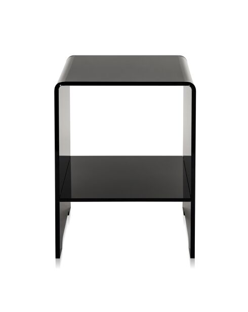 Mesita/mesita de noche Atina negra - 32x29x45 cm