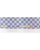 Table basse Arabesque bleue - D.36xH.42 cm