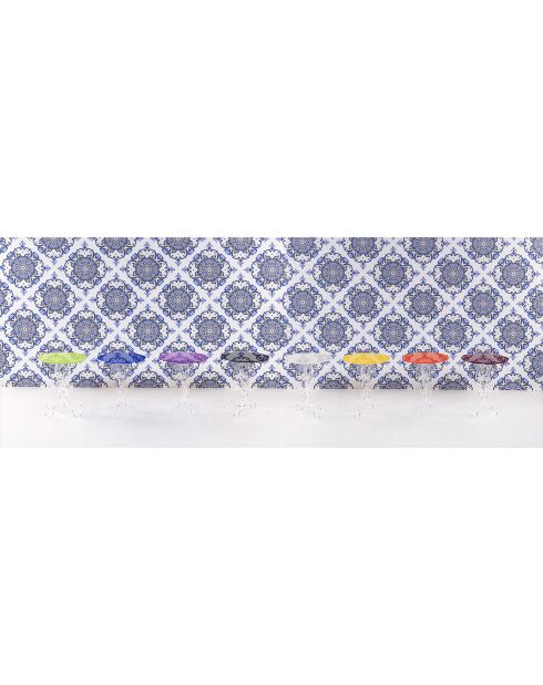 Arabesque schwarzer Couchtisch - D.36xH.42 cm