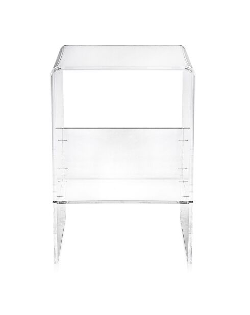 Table haute Eith transparente - 50x40x76 cm