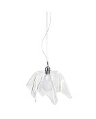 Suspension Drapé transparente - D.36xH.34 cm