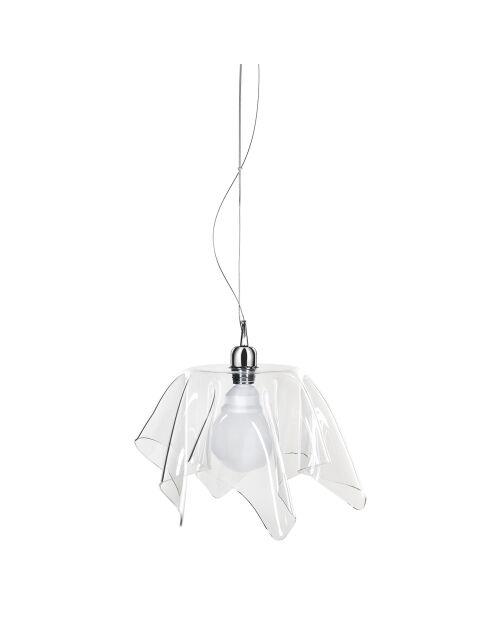 Suspension Drapé transparente - D.36xH.34 cm