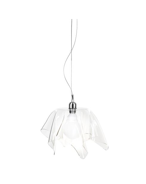 Suspension Drapé transparente - D.36xH.34 cm