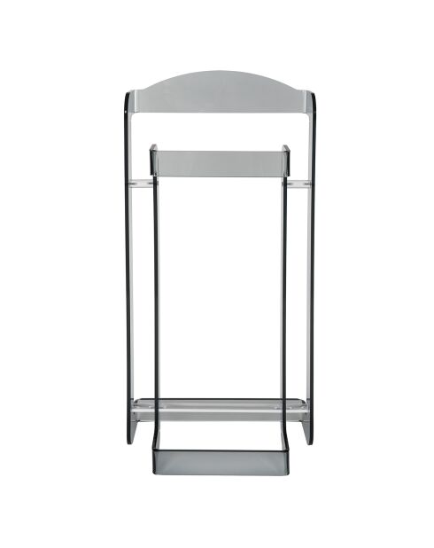 Valet Miosys gris transparent - 45x24x95 cm