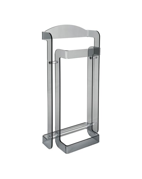 Valet Miosys gris transparent - 45x24x95 cm