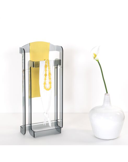 Valet Miosys gris transparent - 45x24x95 cm