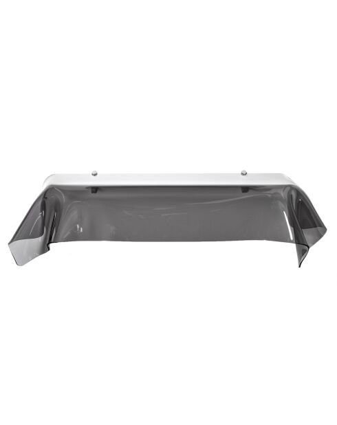 Etagère Drapé gris transparent - 110x35x30 cm