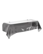 Etagère Drapé gris transparent - 110x35x30 cm