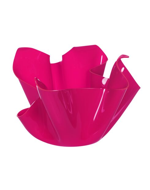 Vase multifonction Drapé fuchsia - D.45xH.29 cm