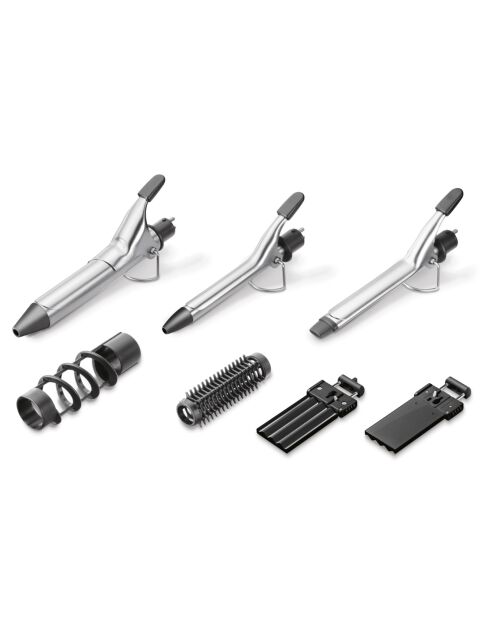 Fer à lisser multifonctions 7 embouts noir - 25 W