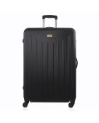 Valise Moyen Séjour 4 roues simples Brooklyn 60 cm noire