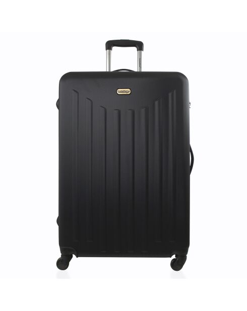 Valise Moyen Séjour 4 roues simples Brooklyn 60 cm noire
