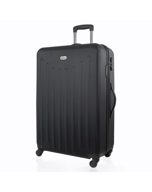 Valise Moyen Séjour 4 roues simples Brooklyn 60 cm noire