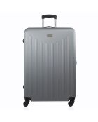 Valise Moyen Séjour 4 roues simples Brooklyn 60 cm grise