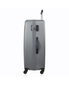 Valise Moyen Séjour 4 roues simples Brooklyn 60 cm grise