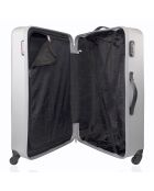 Valise Moyen Séjour 4 roues simples Brooklyn 60 cm grise