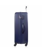 Valise Long Séjour 4 roues simples Brooklyn 70 cm bleu marine