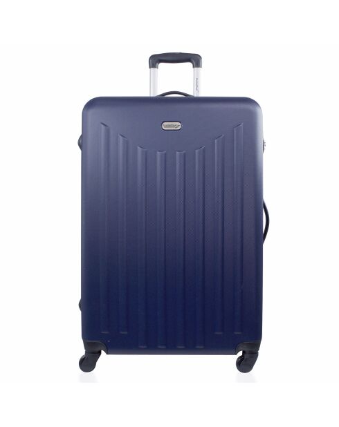 Valise Moyen Séjour 4 roues simples Brooklyn 60 cm bleu marine