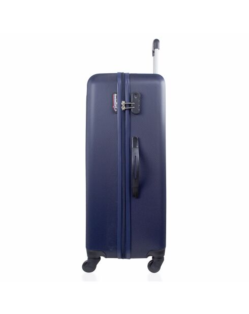 Valise Moyen Séjour 4 roues simples Brooklyn 60 cm bleu marine