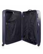 Valise Moyen Séjour 4 roues simples Brooklyn  60 cm bleu marine