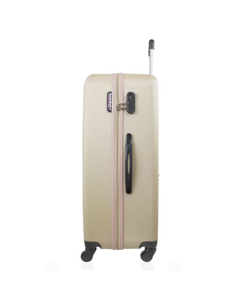 Valise Cabine 4 roues Brooklyn 50 cm dorée