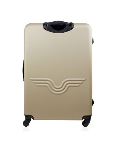 Valise Cabine 4 roues Brooklyn 50 cm dorée