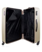 Valise Cabine 4 roues Brooklyn 50 cm dorée